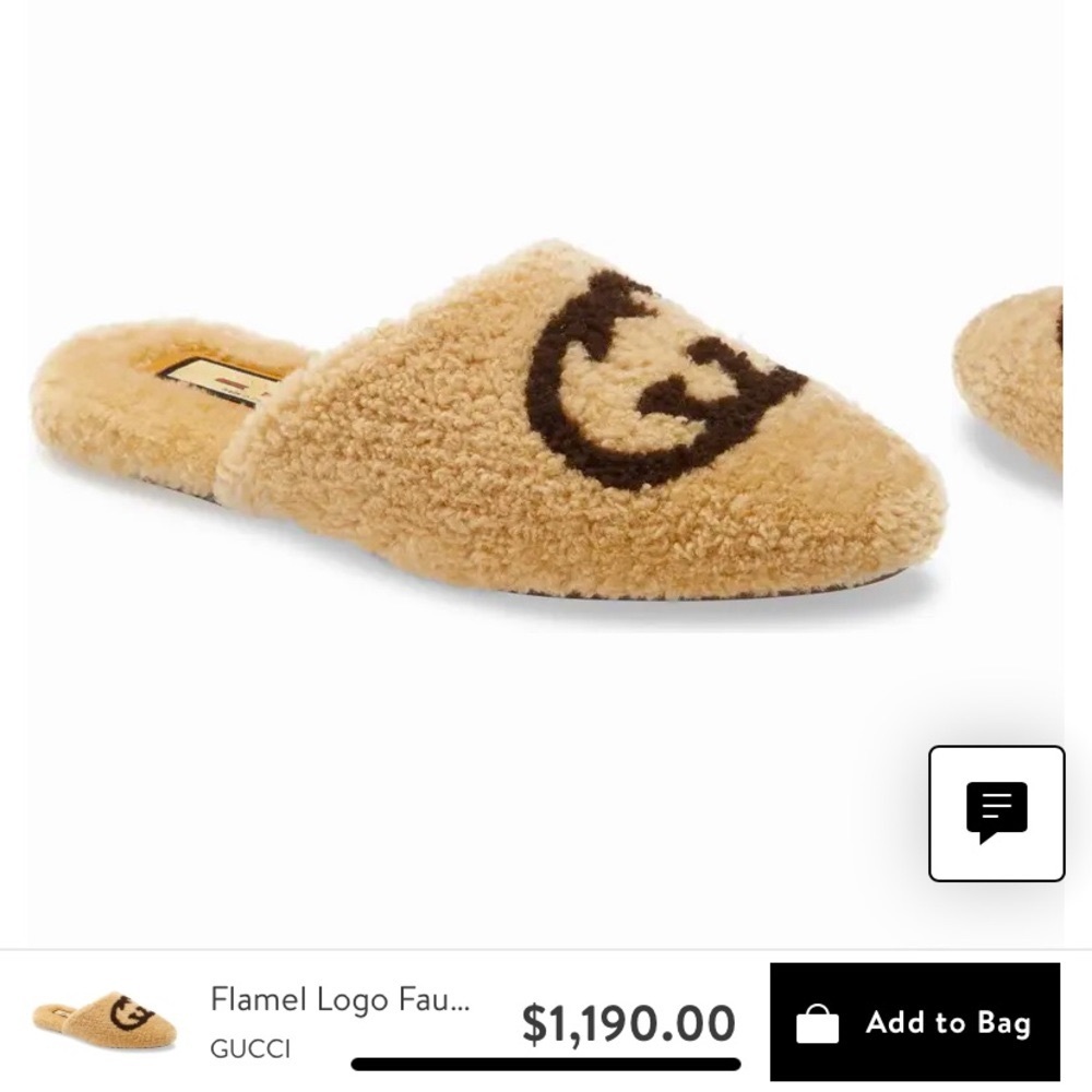 Gucci slides in original box (box has a few indents). Gift for my wife worn once